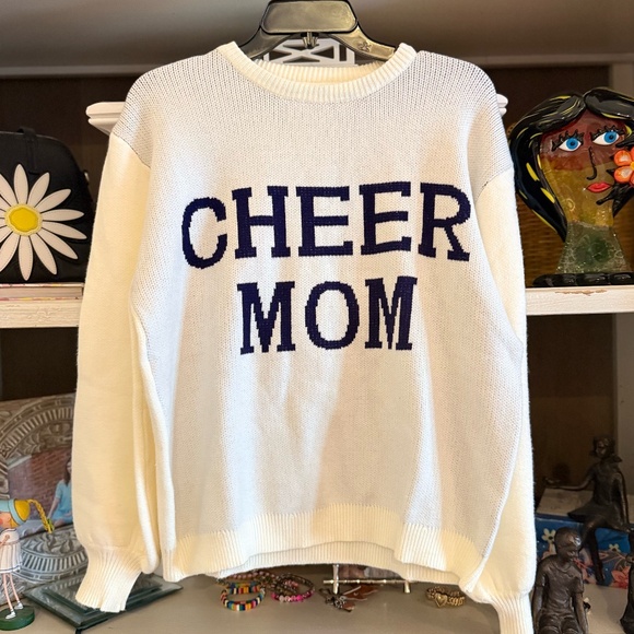 Dee Elly Sweaters - dee elly sz XS CHEER MOM sweater